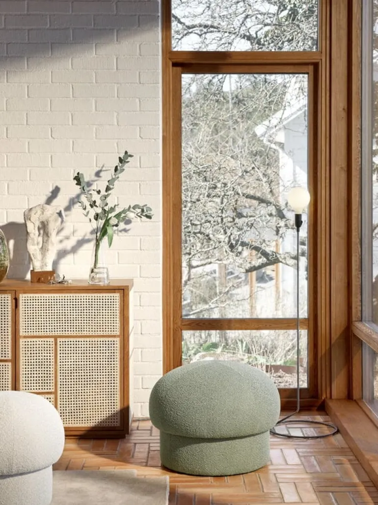 Design House Stockholm Air sideboard, oak - cane