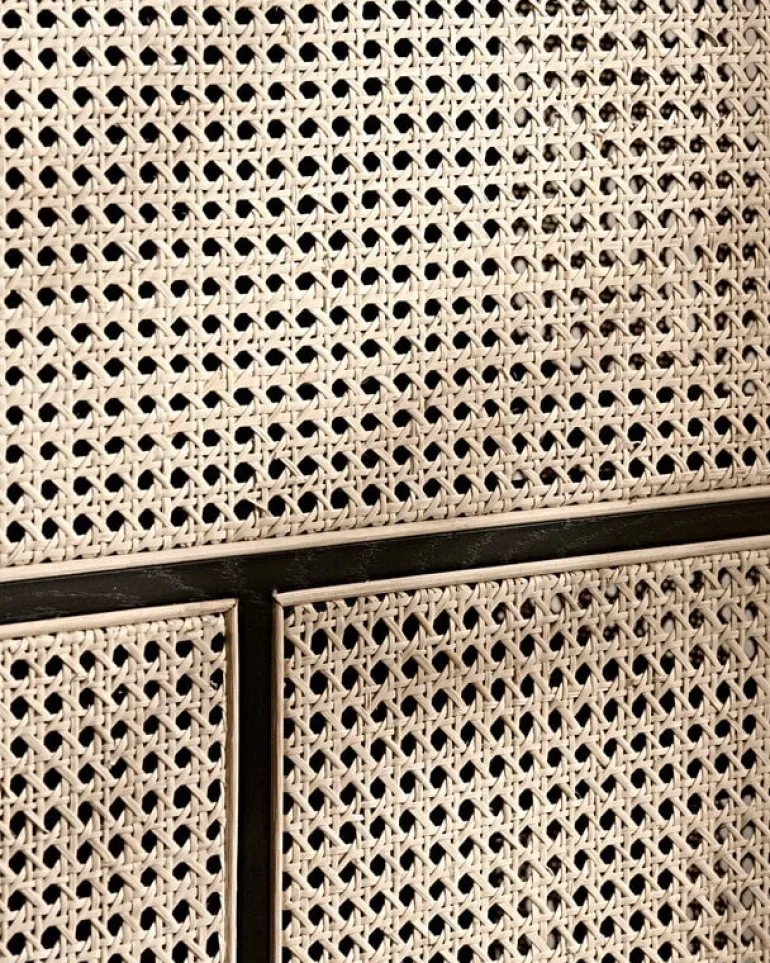 Design House Stockholm Air sideboard, black - cane