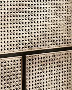 Design House Stockholm Air cabinet, stained white grey - cane