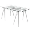 Design House Stockholm Arco desk with drawer, white