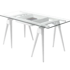 Design House Stockholm Arco desk with drawer, white