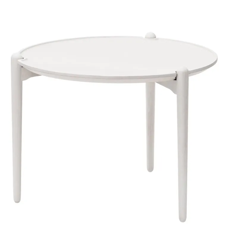 Design House Stockholm Aria coffee table, 60 cm, high, white