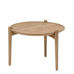 Design House Stockholm Aria coffee table, 50 cm, low, oak