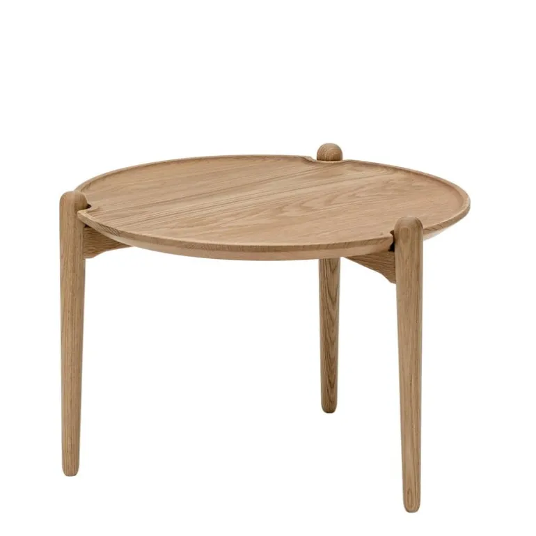 Design House Stockholm Aria coffee table, 50 cm, low, oak