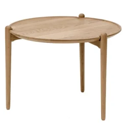 Design House Stockholm Aria coffee table, 60 cm, high, oak