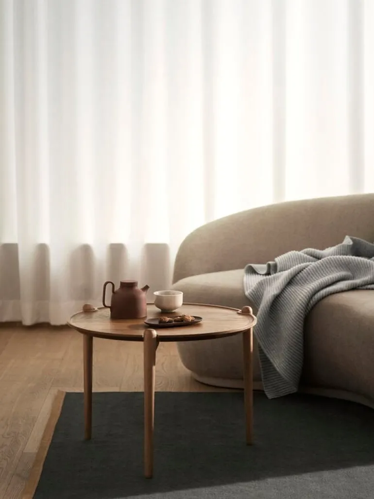 Design House Stockholm Aria coffee table, 60 cm, high, oak