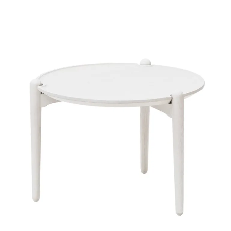 Design House Stockholm Aria coffee table, 50 cm, low, white