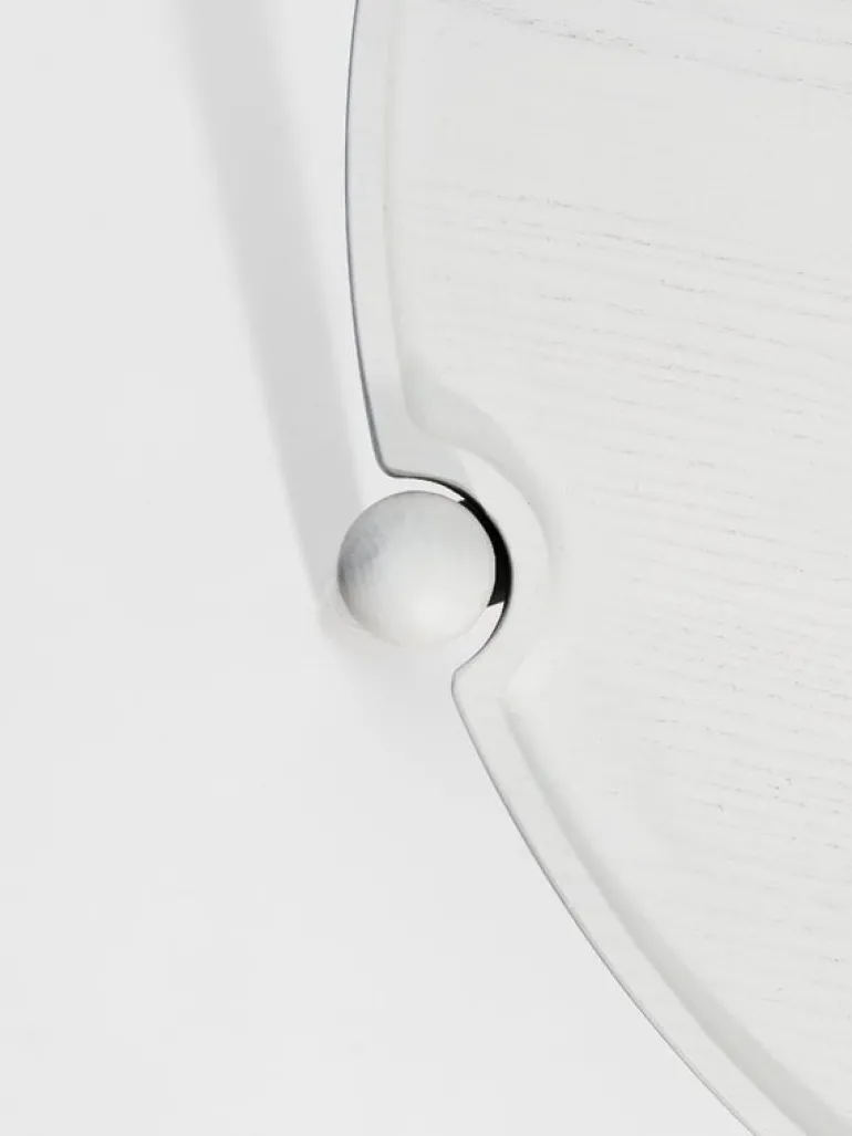 Design House Stockholm Aria coffee table, 50 cm, low, white