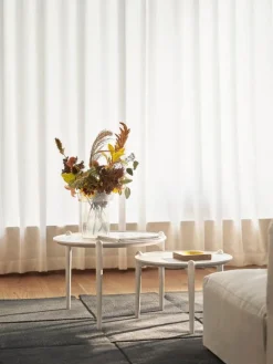 Design House Stockholm Aria coffee table, 50 cm, low, white