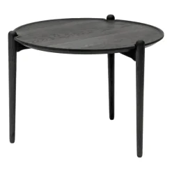 Design House Stockholm Aria coffee table, 60 cm, high, black