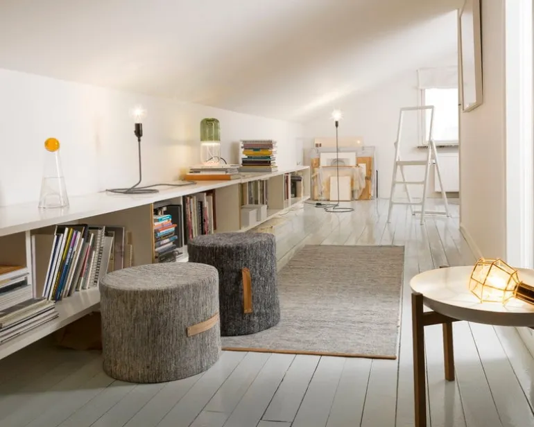 Design House Stockholm Björk rug, bright grey