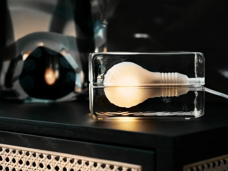 Design House Stockholm Block Lamp, white cord