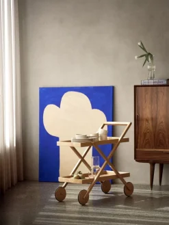 Design House Stockholm Exit trolley, oak