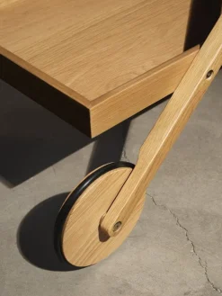 Design House Stockholm Exit trolley, oak