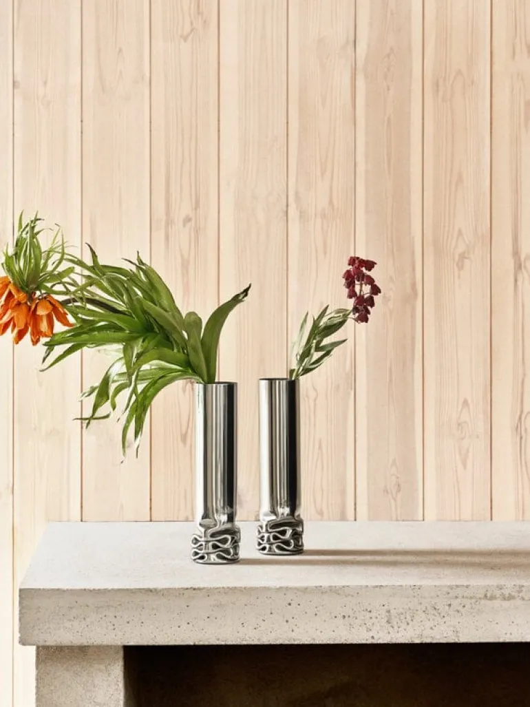 Design House Stockholm Hydraulic vase, stainless steel