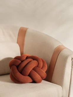 Design House Stockholm Knot cushion, ochre