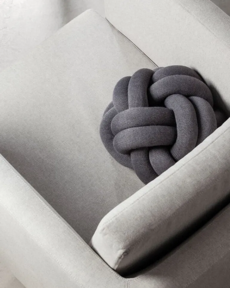 Design House Stockholm Knot cushion, grey