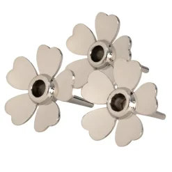 Design House Stockholm Me To You candle holder, 3 pcs, nickel