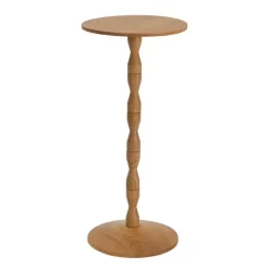 Design House Stockholm Pedestal sidetable, oak
