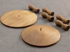 Design House Stockholm Pedestal sidetable, oak