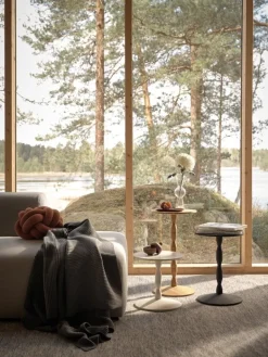 Design House Stockholm Pedestal sidetable, oak