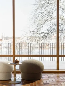 Design House Stockholm Pedestal sidetable, oak