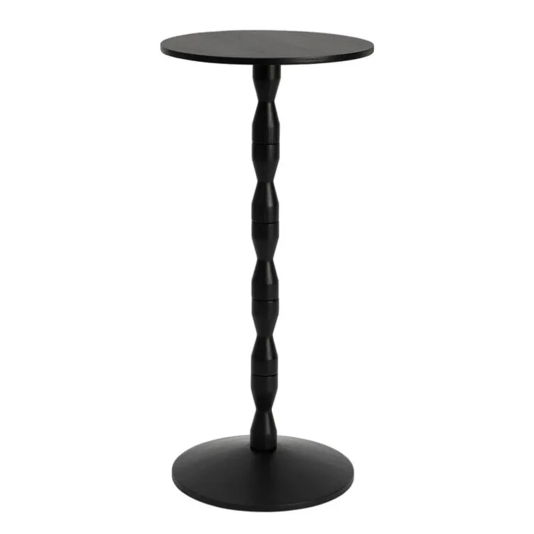 Design House Stockholm Pedestal sidetable, black