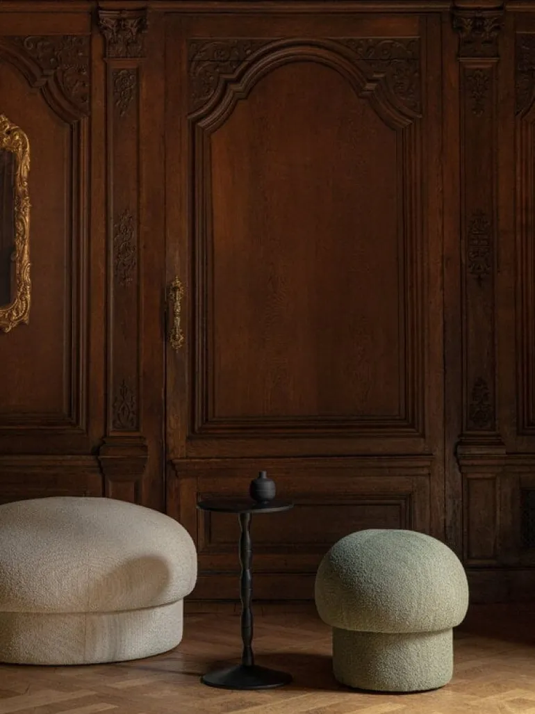 Design House Stockholm Pedestal sidetable, black