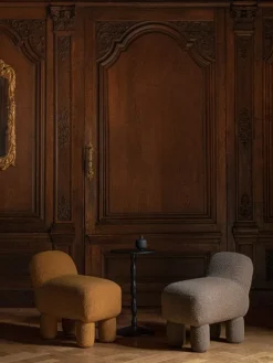 Design House Stockholm Pedestal sidetable, black