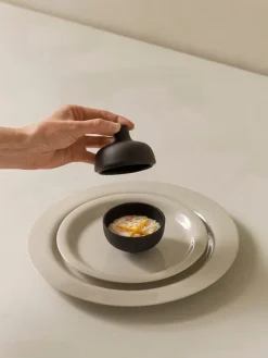 Design House Stockholm Sand Secrets bowl with lid, small, black