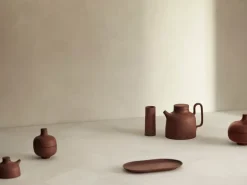 Design House Stockholm Sand Secrets soy pot, red