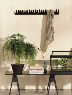 Design House Stockholm Wave hanger, 2-pack, black