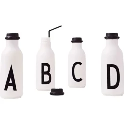 Design Letters Arne Jacobsen drinking bottle, A-Z