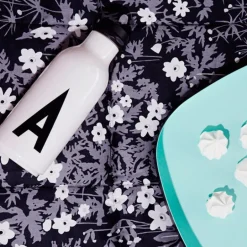 Design Letters Arne Jacobsen drinking bottle, A-Z