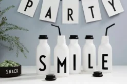 Design Letters Arne Jacobsen drinking bottle, A-Z