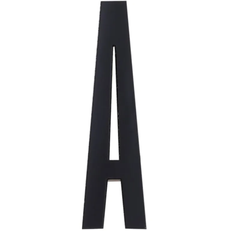 Design Letters Arne Jacobsen wooden letter, black A-Ö