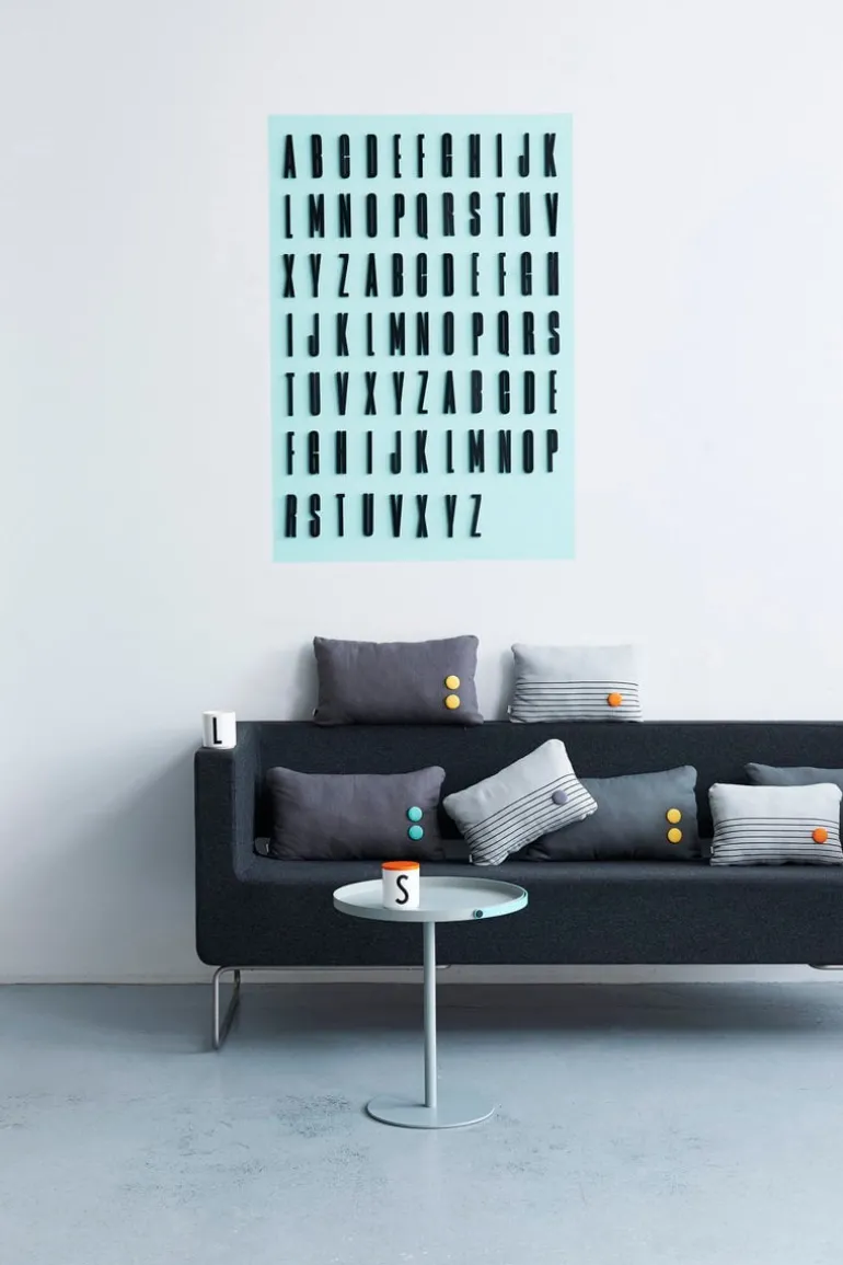 Design Letters Arne Jacobsen wooden letter, black A-Ö