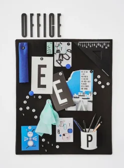 Design Letters Arne Jacobsen wooden letter, black A-Ö