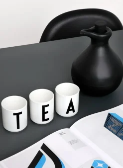 Design Letters Arne Jacobsen porcelain cup, white, A-Z