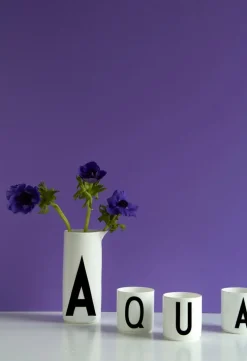 Design Letters Arne Jacobsen porcelain cup, white, A-Z