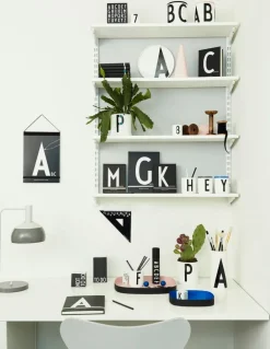 Design Letters Arne Jacobsen porcelain cup, white, A-Z