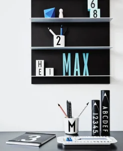 Design Letters Arne Jacobsen porcelain cup, white, A-Z