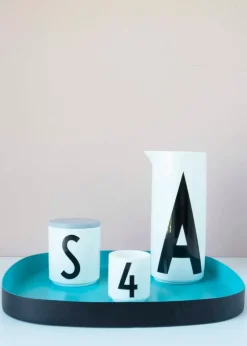 Design Letters Arne Jacobsen porcelain cup, white, A-Z