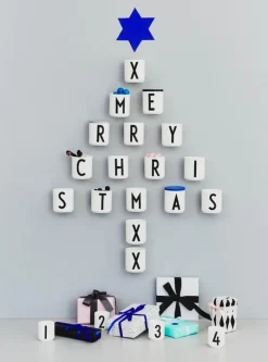 Design Letters Arne Jacobsen porcelain cup, white, A-Z