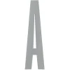 Design Letters Arne Jacobsen wooden letter, grey A-Ö