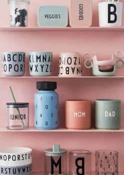 Design Letters Kids drinking glass, A-Z