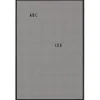 Design Letters Message board A2, dark grey