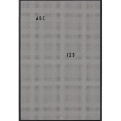 Design Letters Message board A2, dark grey