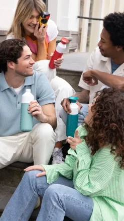 Dopper Dopper drinking bottle 0,35 L, insulated, bottlenose blue