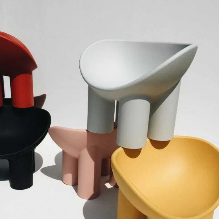 Driade Roly Poly armchair, ochre yellow